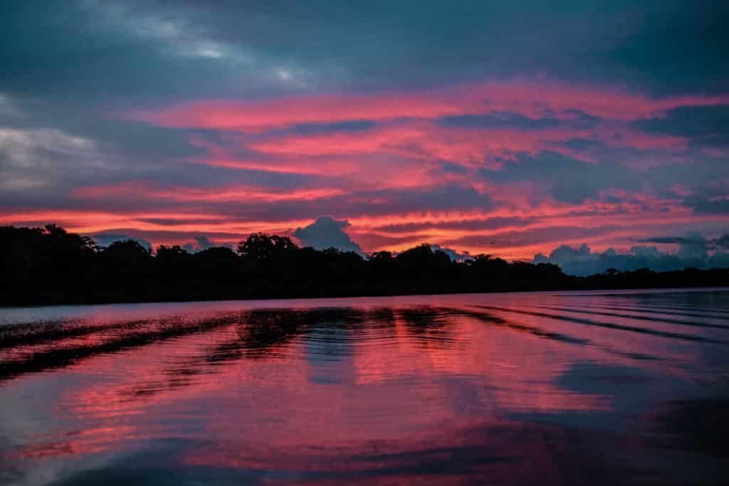 Amazonas Sonnenuntergang